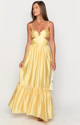 Felicitie Yellow Maxi Dress